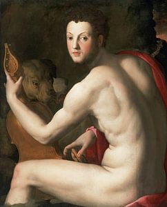 Porträt von Cosimo I de' Medici als Orpheus, Bronzino