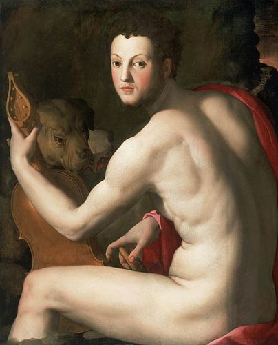 Portret van Cosimo I de' Medici als Orpheus, Bronzino