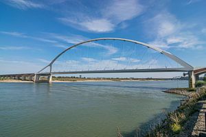 Die Kreuzung bei Nijmegen von der anderen Seite gesehen