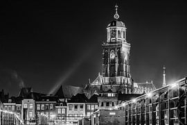 Lebuinus Kirche Deventer s/w von Frank Slaghuis