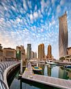 Dubai Marina een nieuwe dag wacht van Rene Siebring thumbnail
