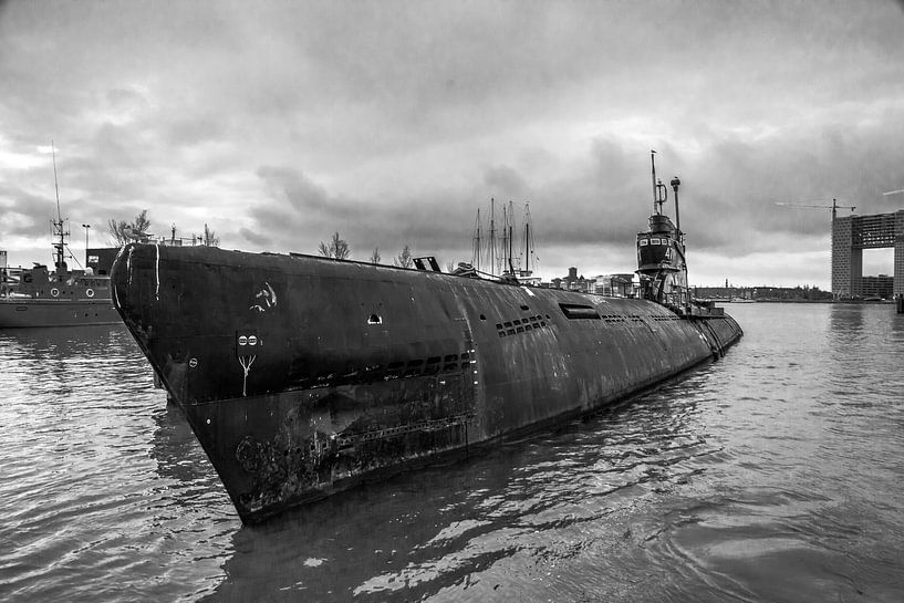 nur ein U-Boot im Amsterdamer Hafen von Mike Bot PhotographS