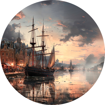 Historische haven van Kees van den Burg