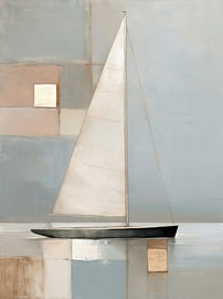 Zeilboot in Stille Wateren