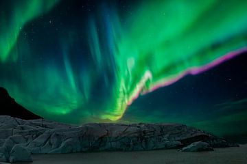 Nordlichter, Aurora Borealis. Island von Gert Hilbink