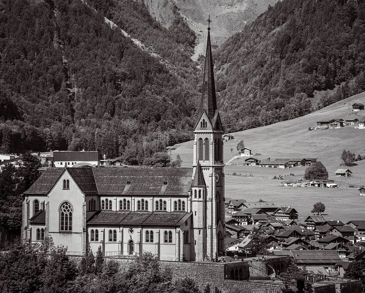 Sacred Heart Parish Church in Lungern, Switzerland by Patrick Groß