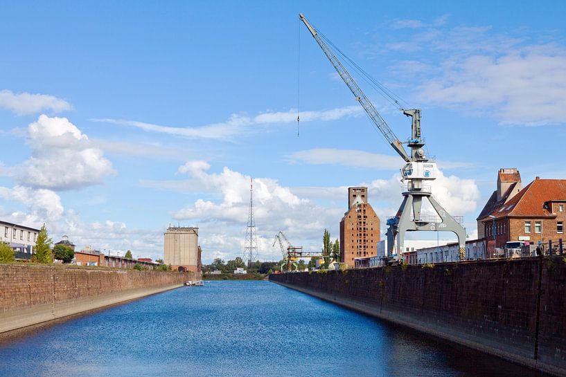 Magdeburg - Harbour basin in the Port of Science by t.ART