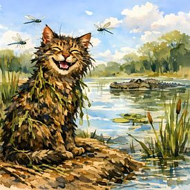 Bob le chat des marais sur Linda de Klein