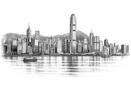 Skyline von Hongkong
