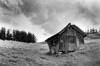 Old mountain hut in the Allgäu