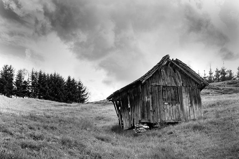Alte Berghütte im Allgäu von Flatfield