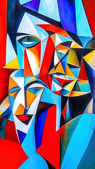 Portrait d'homme et de femme