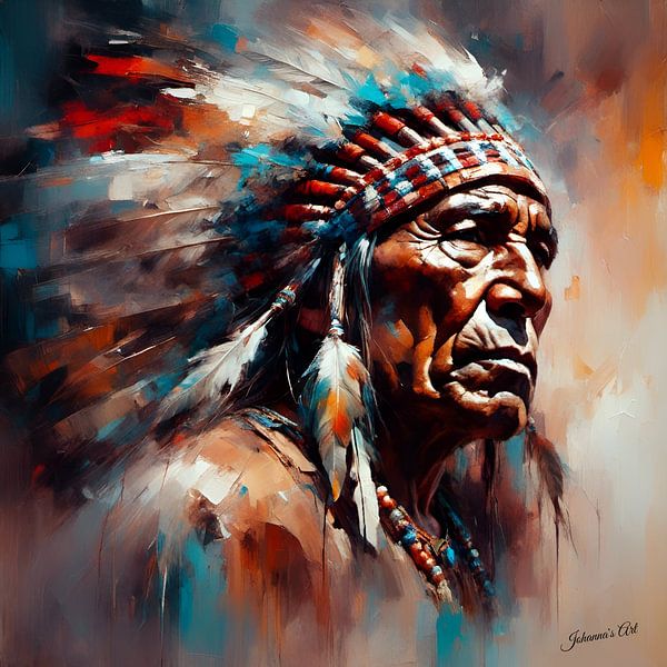 Native American Heritage 29 by Johannas Art Creations