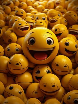Keep Smiling | De smileyposter voor op kantoor van Frank Daske | Foto & Design