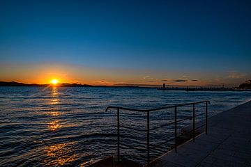 Croatia : View of Pristavni Molo during a sunset by Photoart-Naegele