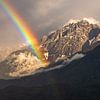 Regenbogen in den Lienzer Dolomiten - Osttirol - Österreich von Felina Photography