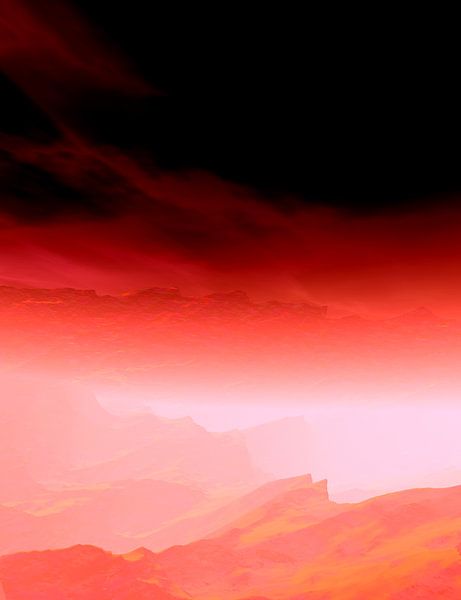 Roter Himmel 2 von Angel Estevez