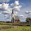 Hervormde Kerk in Den Hoorn Texel van JacArt Prints