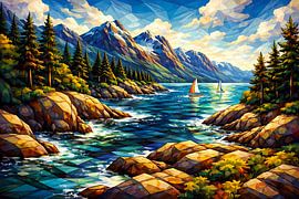 Paysage canadien sur Linda de Klein