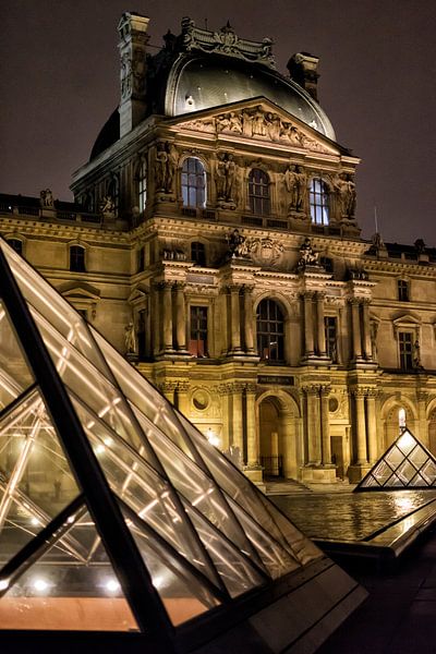 The Louvre in Paris by Patrick van den Bos
