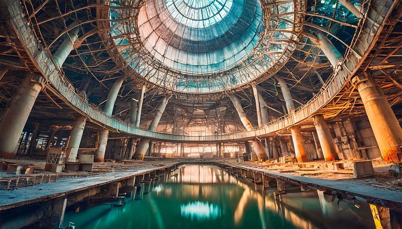 Lost Place Nuclear Power Plant by Mustafa Kurnaz