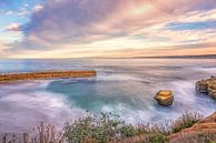 A Seawall Sunrise - La Jolla, California by Joseph S Giacalone Photography thumbnail