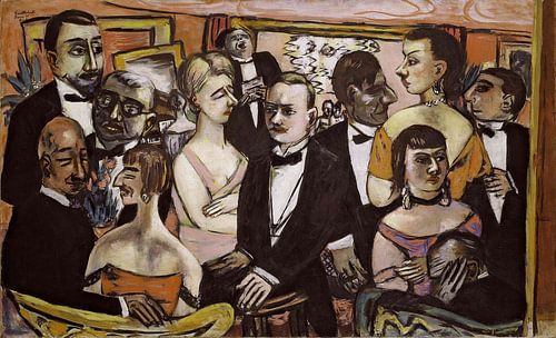Gezelschap Parijs, Max Beckmann, 1931