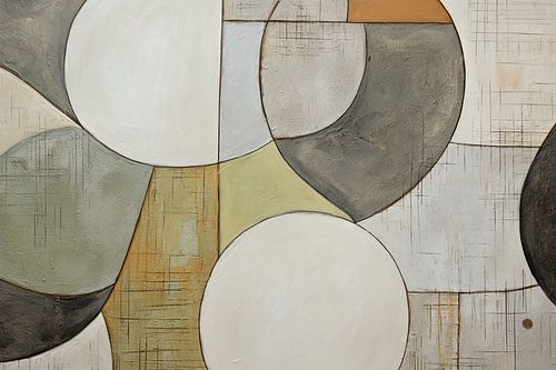 Olive green Abstract Rest