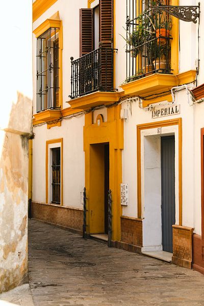 Small street in Seville by Wendy Maria Laimböck-Dekker