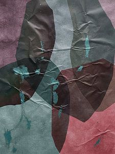 Organisch & abstrakt. Transparente Texturen in einer tiefen Farbpalette