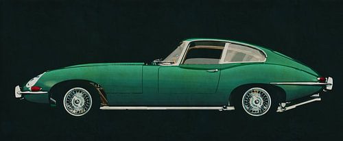 Jaguar E-Type 1960 zijaanzicht