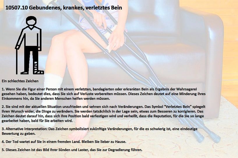 Gebonden, ziek, gewond been 10507.10 van Vladimir Zykunov