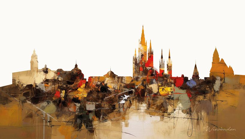 Wiesbaden auf einen Blick von Harry Hadders Design