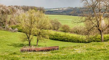 Lente in het Gulpdal in Zuid-Limburg van John Kreukniet