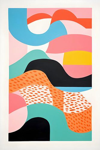 Figures abstraites en couleurs