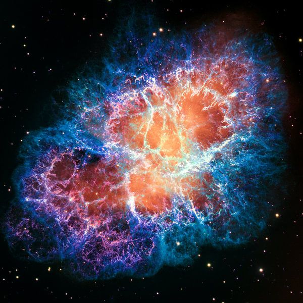 Art galaxy with elements from NASA by de-nue-pic