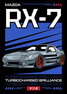 Mazda RX-7 JDM Auto von Adam Khabibi