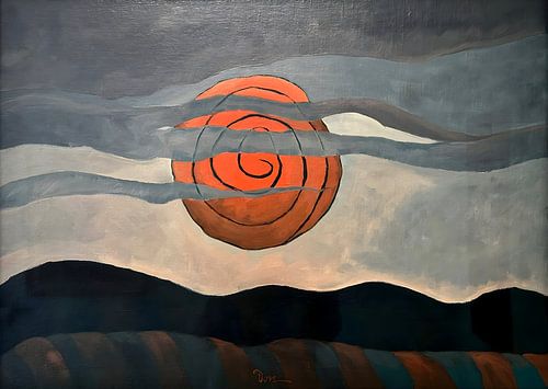 Arthur Dove – Rote Sonne (1935)
