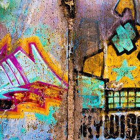 Graffiti Berlijnse muur van Anita Hermans