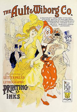 Jules Chéret - Ault and Wiborg, Ad. 042 (1890-1913) von Peter Balan