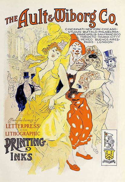 Jules Chéret - Ault and Wiborg, Ad. 042 (1890-1913) von Peter Balan
