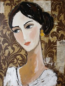 Elegante Frau Hintergrund