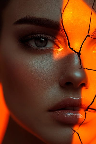 Schönheit im Licht und Schatten von Poster Art Shop