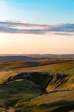 Les collines dans le Peak Disctrict, Angleterre