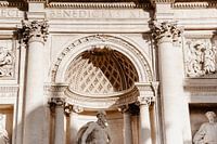 Detail des prächtigen Trevi-Brunnens