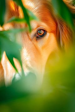Dog's eye view in the countryside by Poster Art Shop