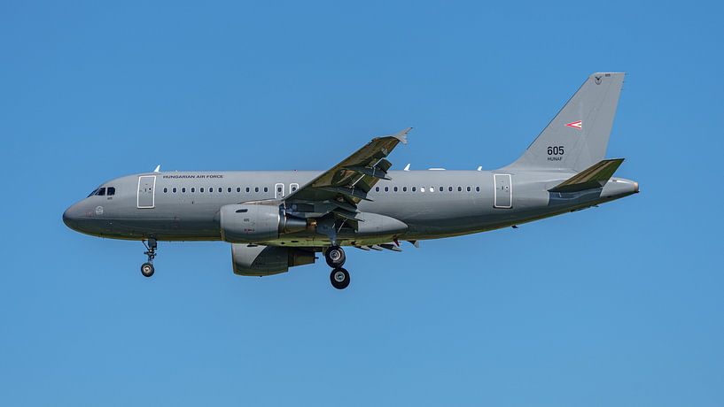 Hungarian Air Force Airbus A319-112. by Jaap van den Berg