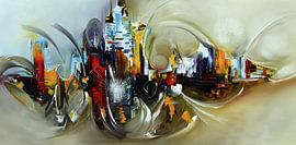 New Continents van Gena Theheartofart