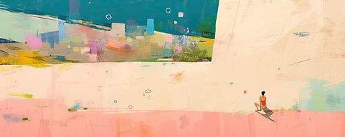 Modernes minimalistisches Kunstwerk