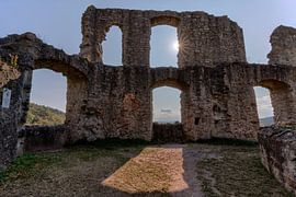 Sonnenstern am Falkenstein von Uwe Ulrich Grün